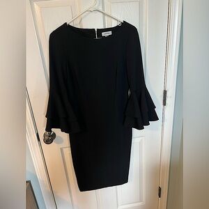 Calvin Klein size 6 dress black worn once